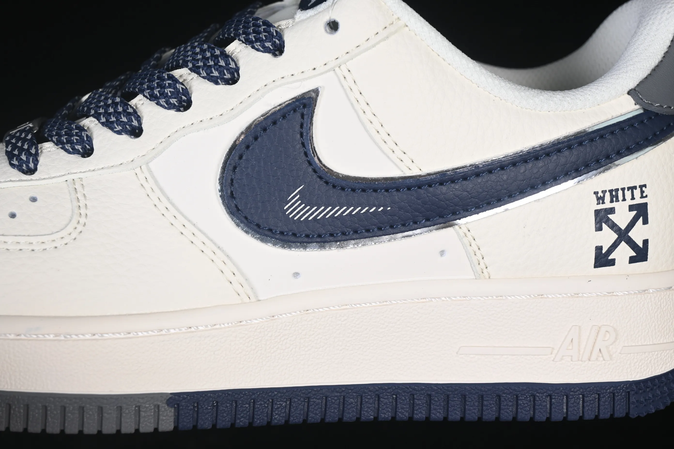 All Categories Nk Air Force 1 Air Force Series Nk Air Force 1 Low Air Force Low Nike Air Force 1'07 Low Joint Double Beige Gray Blue Air Force 1 Low-top Casual Sneakers QW5836-026